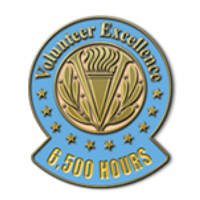 Volunteer Excellence - 6500 Hours